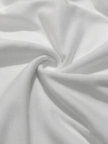 Coolane Damskie jesienne, minimalistyczne, codzienne ubrania w stylu Y2K, casualowe, z powrotem do szkoły, rozciągliwe, białe, luźne, marszczone, skrócone koszulki z długim rękawem