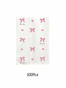 200 Peças Sacolas de Presente com Alça de 4,7 x 6,7 Polegadas em Papel Kraft Marrom Granel para Casamento, Festa de Aniversário, Lembrancinhas e Artesanato - Multicolorido - Visão 10