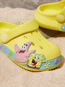 SpongeBob SquarePants | SHEIN 婴儿木屐 - 黃色 - 查看 2