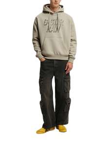 G-Star Retro Shadow Graphic Men's Hoodies Beige - Beige - View 3