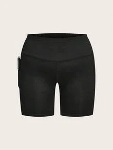 SHEIN Essnce Plus Size Women's Cute Leggings, Leggings, Quarter Pants Cycling Pants, 3 Pieces, Pants With Pockets, Casual Women's Pants, Fitness Yoga Pants, Gym Wear, High Elastic Comfort Pants Summer Outfits For Women,Biker Shorts Short Sets For Women,Shorts Sets In Women