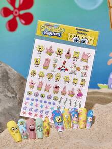 SpongeBob SquarePants | SHEIN 装饰贴纸 - 彩色 - 查看 7