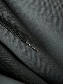 Manfinity EMRG 男士纯色长袖口袋休闲连帽衫和裤子套装，秋季