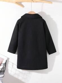 Young Boys' Comfortable Mid-Length Coat, Autumn/Winter Fall