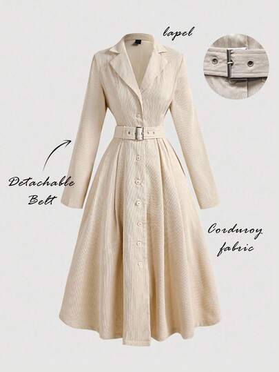 SHEIN MOD Robe élégante et décontractée pour femmes, tenue de bureau, retour à l'école