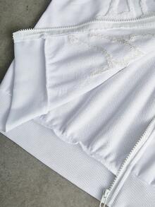 PAVTROS Felpa con cappuccio e chiusura lampo da uomo Manfinity Streetrush, stile urban scuro, street style INS, stile Y2K, autunnale