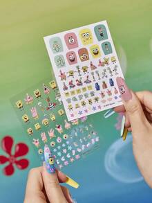SpongeBob SquarePants | SHEIN 装饰贴纸 - 彩色 - 查看 2