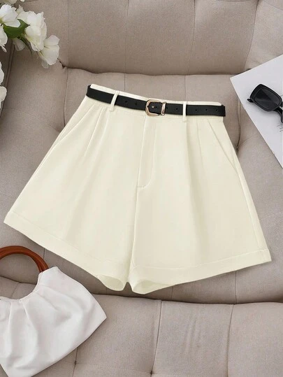 GlowEve CURVE 大码纯色休闲短裤