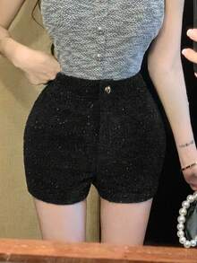 DAZY Women's Solid Color Shorts Fall