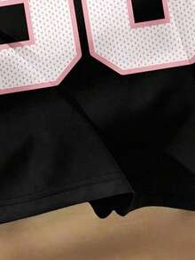 Oversized 88 Graphic Tee For Teen Girls, Fashion Basketball Jersey Style, Casual Loose Fit Graphic Tees, Suitable For Summer, Back To School Jerseys For Girls Boy Jersey Girl Jersey - Multicolor - View 5