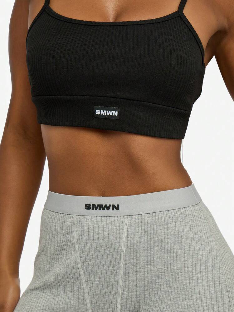 SUMWON WOMEN Geripptes Cami-Top mit dünnen Trägern