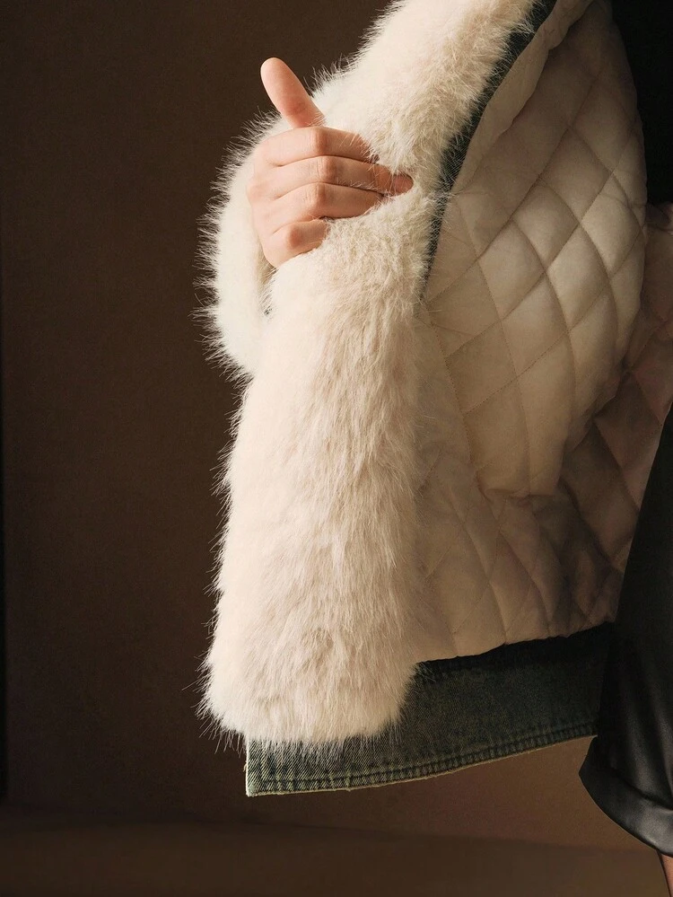 プラスサイズ レディース カジュアル ルーズ 長袖 コート、秋冬