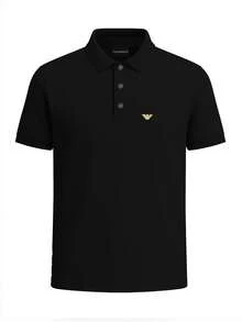 Emporio Armani Men's Polo Shirts Black - Black - View 4