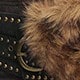 Estampado de leopardo negro