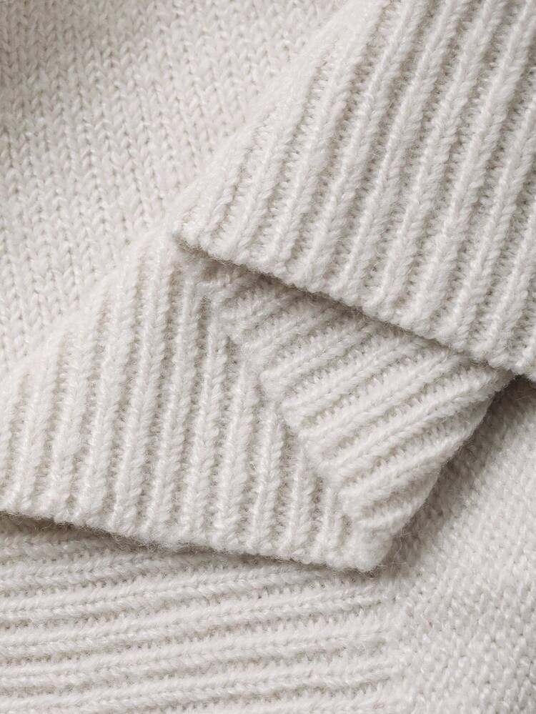 Women's Loose Casual Sweater With Mesh Back And Bowknot, Autumn