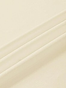 EMERY ROSE 圣诞老人印花休闲大码T恤 - 米色 - 查看 7