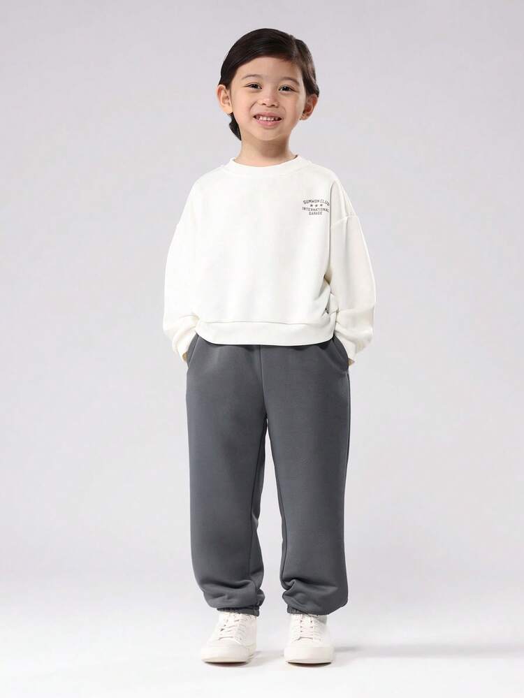 Car Print Sweatshirt With International Garage Design