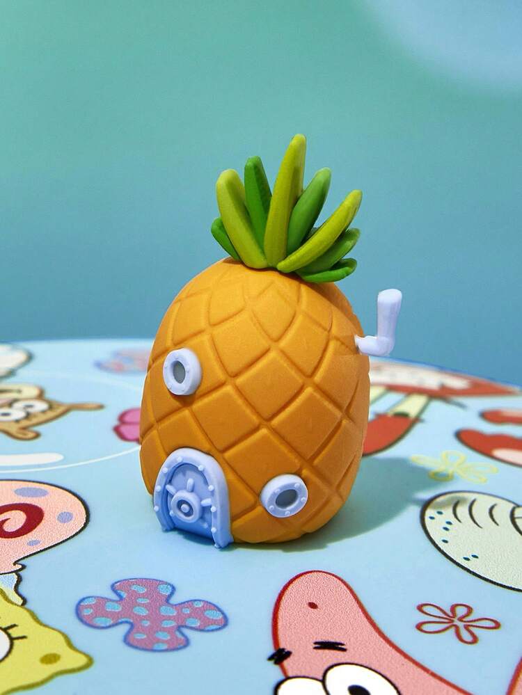 SpongeBob SquarePants | SHEIN 4个创意硅胶热杯套，防尘，适合各种杯形 - 彩色 - 查看 6