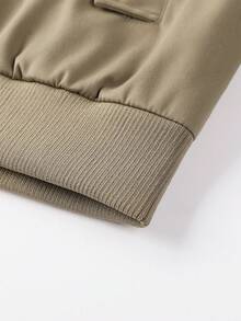 Manfinity Homme Men's Casual Basic Zip-Up Long Sleeve Jacket, Fall