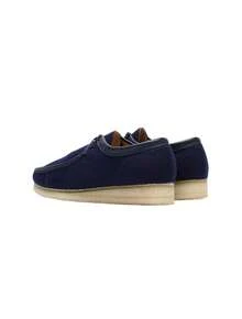 Clarks Men's Wallabee Navy Wool 26178225 - Navy - View 4