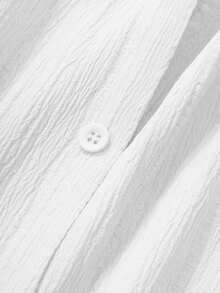 DAZY 女士休闲纯色长袖衬衫，春秋季，长袖上衣 Y2k，秋季女装