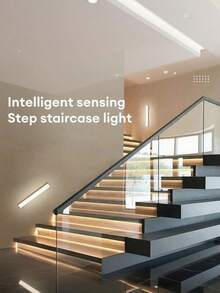 2pcs LED Motion Sensor Light ,Wireless LED Night Light ,Rechargeable Light Cabinet Wardrobe Lamp ,Staircase Backlight For Kitchen - White-2pcs - View 5