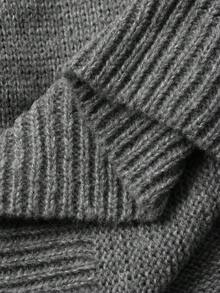 DAZY Vestido suéter de malha para meninas pré-adolescentes outono/inverno