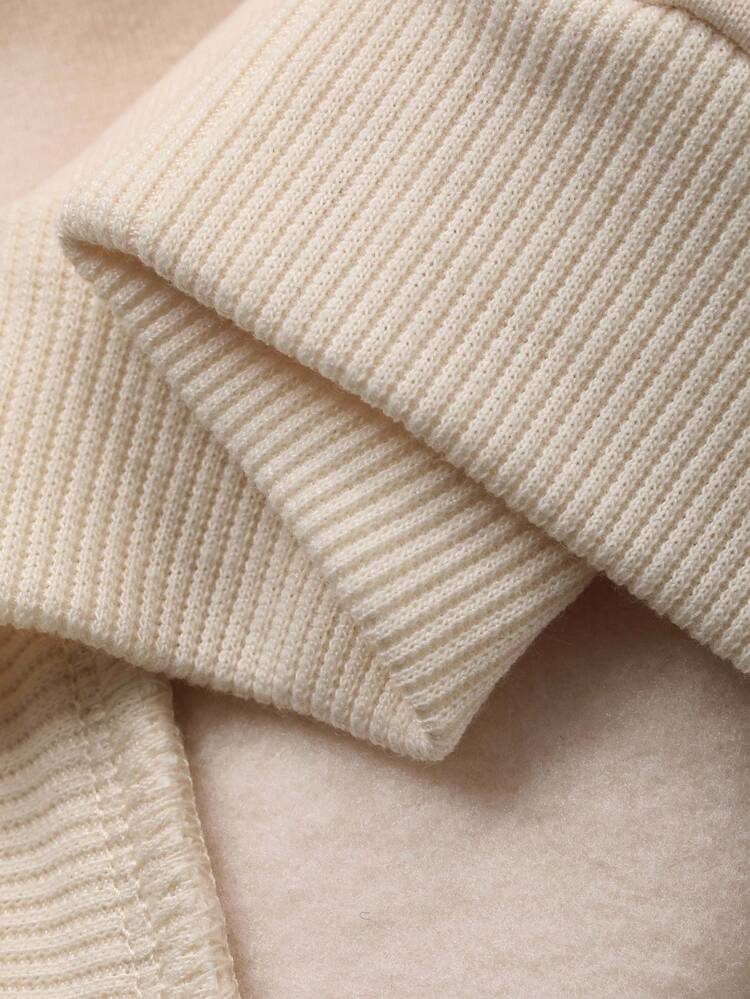 2pcs/Set Toddler Boys' Korean Style Casual Letter Print Sweatshirt And Sweatpants Set