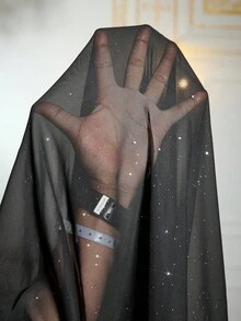 Flirla Plus Size Sequin Ruched Shoulder Dress, Sexy & Slimming, Formal Party Gown