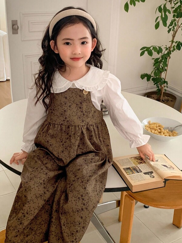 Dazy Kids Salopetă pentru fete tinere, pentru purtare zilnică