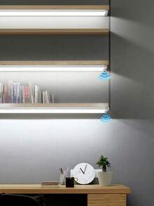 2pcs LED Motion Sensor Light ,Wireless LED Night Light ,Rechargeable Light Cabinet Wardrobe Lamp ,Staircase Backlight For Kitchen - White-2pcs - View 3