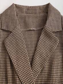 Sweetra Women's Plaid Long Sleeve Blazer Jacket, Office/Work Wear, Autumn