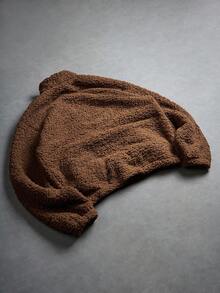 PAVTROS Giacca con chiusura lampo e fodera in sherpa, tinta unita, manica lunga, autunno/inverno, da uomo