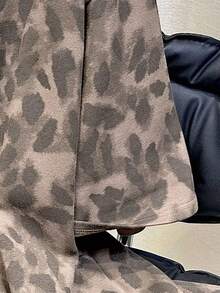 INAWLY T-shirt à manches courtes décontracté à imprimé léopard pour femmes, été