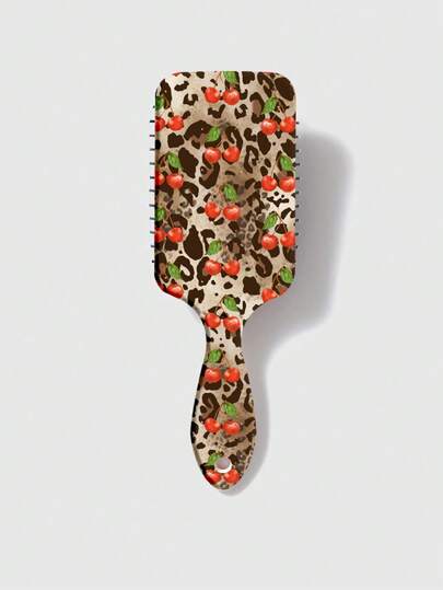 Kawaii Bowknot Leopard Print Air Cushion Massage Hair Brush