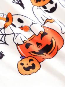 3 sztuki męskich bokserek z nadrukiem dyni na Halloween, różne kolory - Wielokolorowe - Zobacz 4