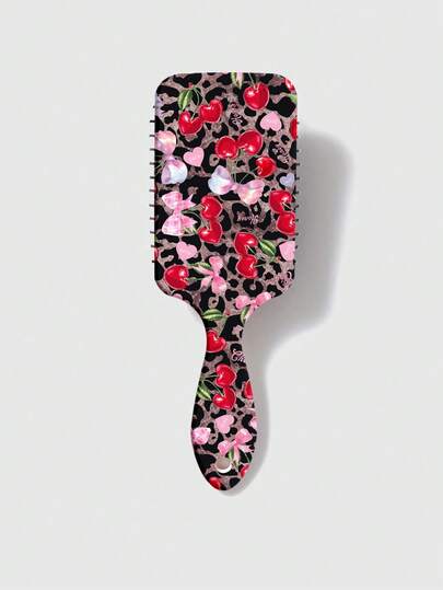 Kawaii Bowknot Leopard Print Air Cushion Massage Hair Brush