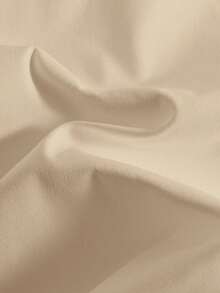 SHEIN Young Boys' Casual Comfortable Versatile Solid Color Oblique Placket Turndown Collar Long Sleeve Shirt, Suitable For Graduation And Back To School Season - Khaki - View 6