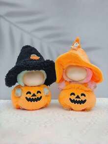 (Chỉ bao gồm quần áo) Bộ quần áo búp bê nhồi bông Labobo thế hệ 1/2/3 hình bí ngô Halloween cao 17cm, mũ phù thủy và trang phục thường ngày cho búp bê Labobo hình bí ngô Halloween cao 17cm. - Nhiều màu - Xem 6