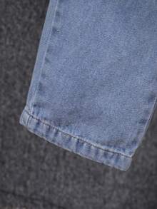 SHEIN 2 Stücke Tween Jungen Lässige, locker sitzende, bequeme Motorrad Punk COOL Grafik Muster Langarm Hoodie und Relaxed Fit Jeans Set, geeignet für Herbst/Winter Ausflüge, Schule, Partys, Feiertage - Weiss - Übersicht 7