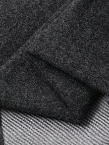 FRIFUL 女士圆领背心开襟羊毛面料宽松休闲夹克