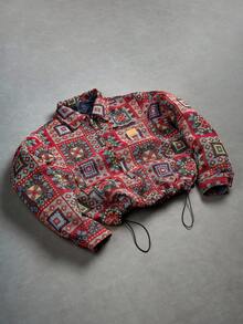 PAVTROS Fashionable Jacquard Woven Men's Jacket, Fall - Red - View 4