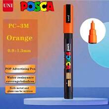 SHEIN UNI 全新包装油漆马克笔套装和单支装 1M 3M 5M 水性颜料永久性丙烯笔涂鸦艺术学校用品 - 3M 0.9-1.3MM - 查看 21