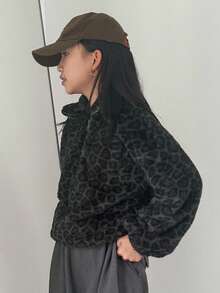 Dazy Kids 青少年女孩日常休闲运动衫 - 灰色 - 查看 3