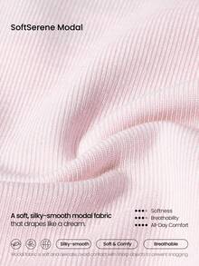 GLOWMODE 2 Packs Modal Silky Smooth Low-Rise Waist Contrast Waist Hem Briefs Underwear Daily Casual