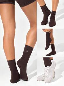 GLOWMODE GLOWMODE 3 Paar Just Relax gerippte Tube Socken Gym