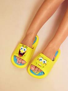 SpongeBob SquarePants | SHEIN 儿童泡沫滑梯 - 黃色 - 查看 8