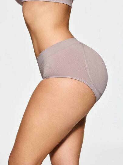 SHAPORA 弹性舒适亲肤纯色女士塑身内裤