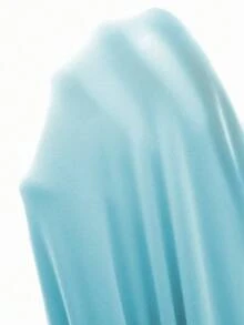 SHEIN 小女孩紫色无袖镂空后背芭蕾短裙，儿童网眼裙，芭蕾舞连体衣，四向弹力高弹力 - 藍色 - 查看 5