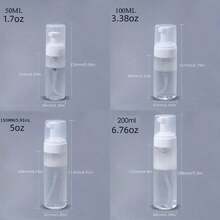 泡沫皂瓶空塑料慕斯洁面乳泵瓶可再填充乳液洗发水分配器 - 無色 - 查看 14